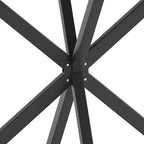 42.13 Modern Cross Leg Round Dining Table