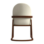 Modern Dining Chair in Upholstered Leather Svelta Series by LeisureMod