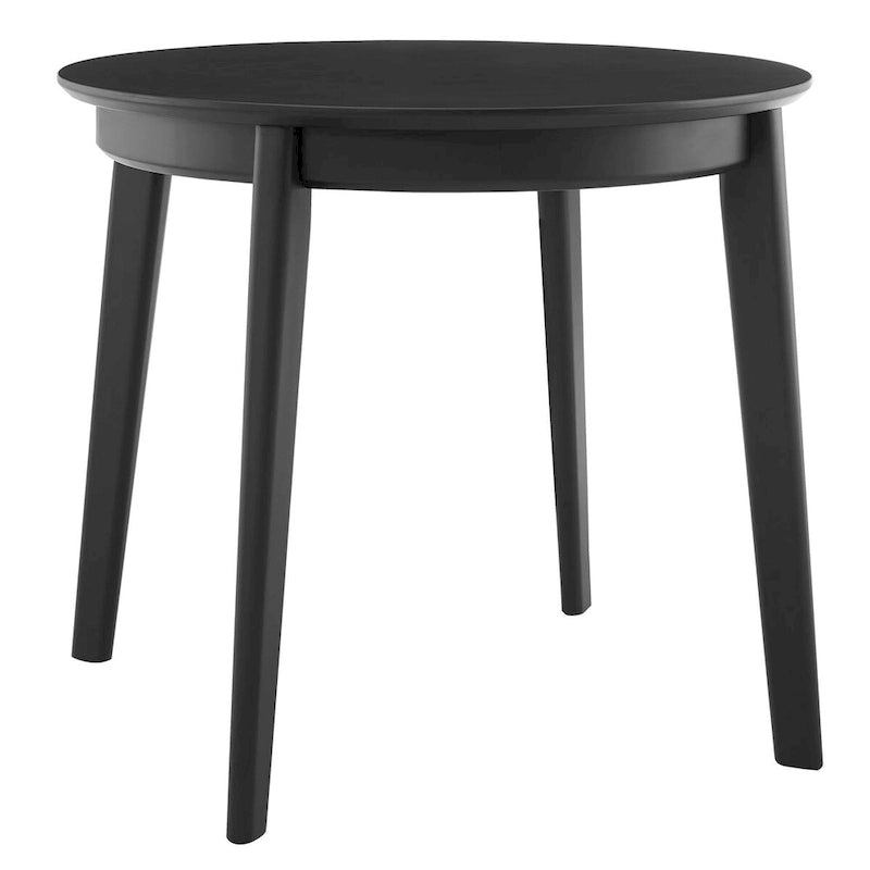 Table ronde Atle en noir mat