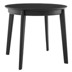 Table ronde Atle en noir mat