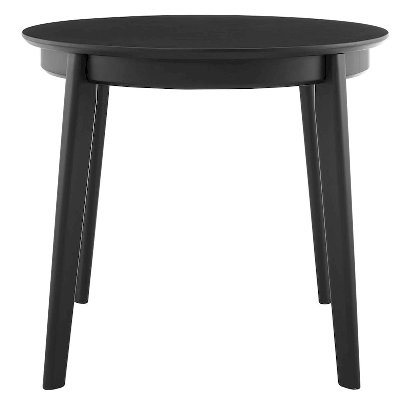 Table ronde Atle en noir mat