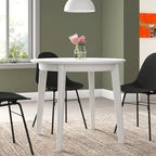 Table ronde Atle en noir mat