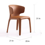 Carson Carrington Idloken Leather Upholstered Dining Chair - N/A