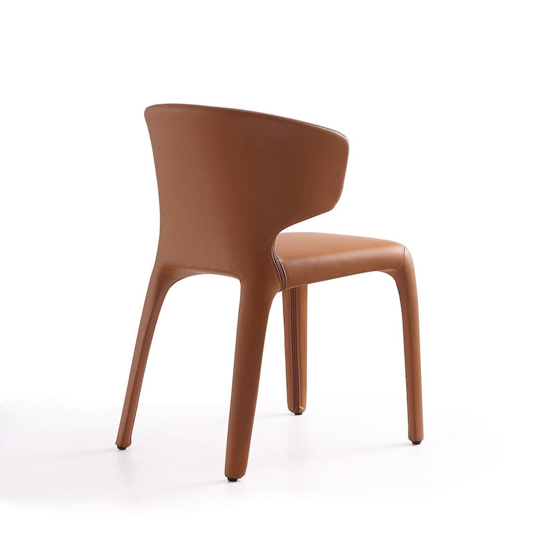 Carson Carrington Idloken Leather Upholstered Dining Chair - N/A