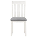 Ensemble de salle à manger 7 pièces de style rétro avec table extensible et 6 chaises rembourrées