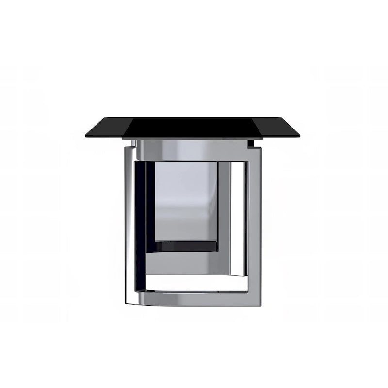 Table de salle à manger Série Astra avec plateau en pierre frittée/verre