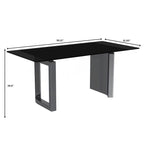 Table de salle à manger Série Astra avec plateau en pierre frittée/verre