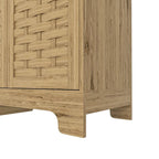 Coffee Bar Cabinet Buffet Sideboard with Drawer and Adjustable Shelf