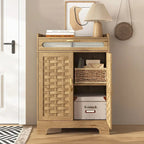 Coffee Bar Cabinet Buffet Sideboard with Drawer and Adjustable Shelf