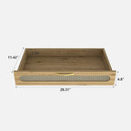 Coffee Bar Cabinet Buffet Sideboard with Drawer and Adjustable Shelf