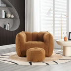 Roomfitters Soft Bean Bag Chair with High Resilient Foam Chips for Living Room