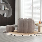 Roomfitters Soft Bean Bag Chair with High Resilient Foam Chips for Living Room