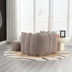 Roomfitters Soft Bean Bag Chair with High Resilient Foam Chips for Living Room