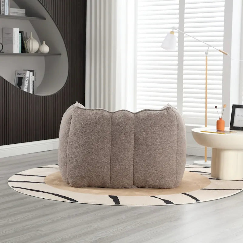 Roomfitters Soft Bean Bag Chair with High Resilient Foam Chips for Living Room