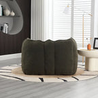 Roomfitters Soft Bean Bag Chair with High Resilient Foam Chips for Living Room