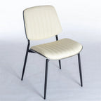 Dining Chairs Set of 2,Mid Century Modern Retro Faux Leather Chair