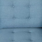GDFStudio Cancun 82.75 Upholstered and Rubberwood 3 Seater Sofa