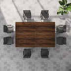 Table de conférence/réunion/séminaire professionnelle de 1,98 m pour 8 à 12 personnes (Lot de 2)