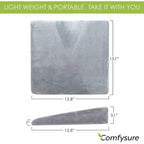 Coussin de siège de voiture ComfySure - Mousse à mémoire de forme ferme - Soulagement de la douleur