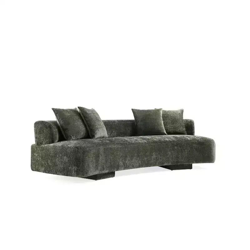Manhattan Comfort 112" Verandah Modern Chenille Upholstered XL Sofa