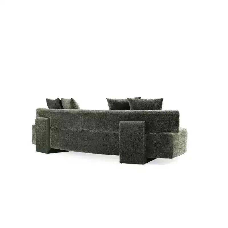 Manhattan Comfort 112" Verandah Modern Chenille Upholstered XL Sofa