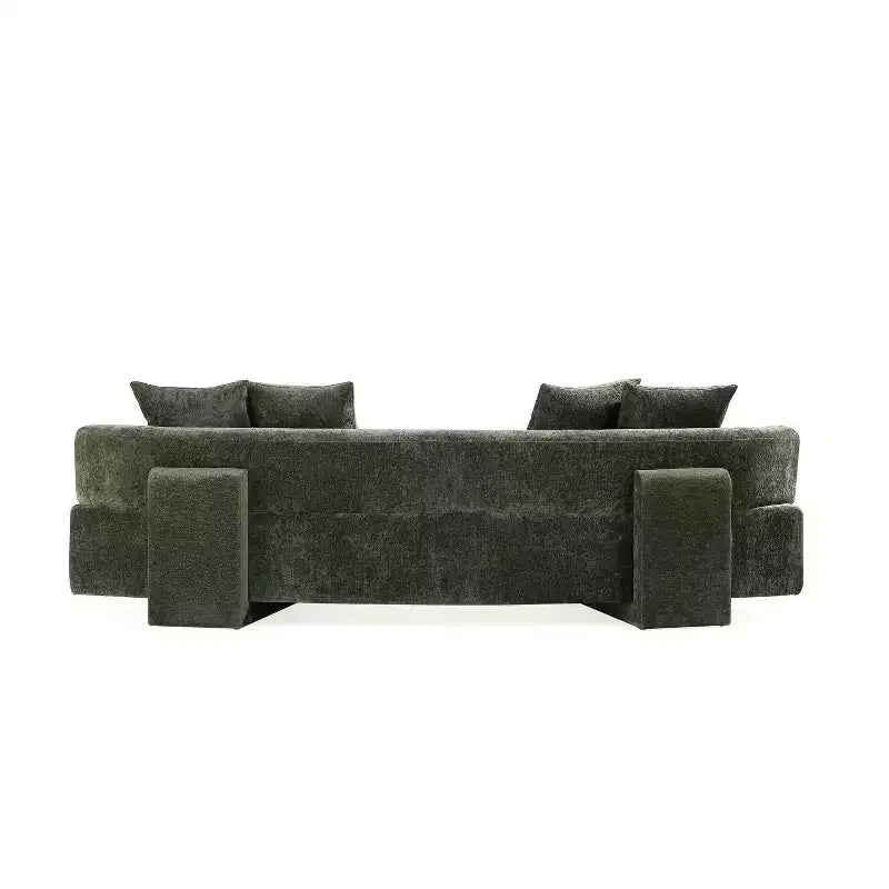 Manhattan Comfort 112" Verandah Modern Chenille Upholstered XL Sofa