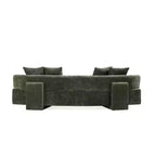 Manhattan Comfort 112" Verandah Modern Chenille Upholstered XL Sofa