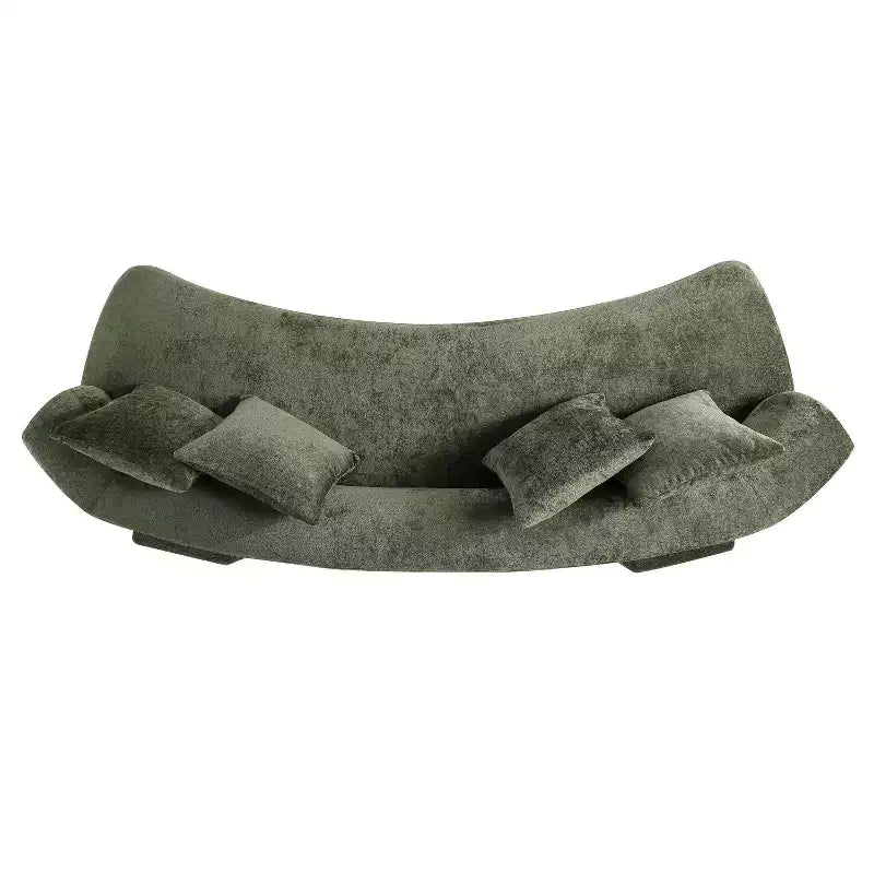 Manhattan Comfort 112" Verandah Modern Chenille Upholstered XL Sofa