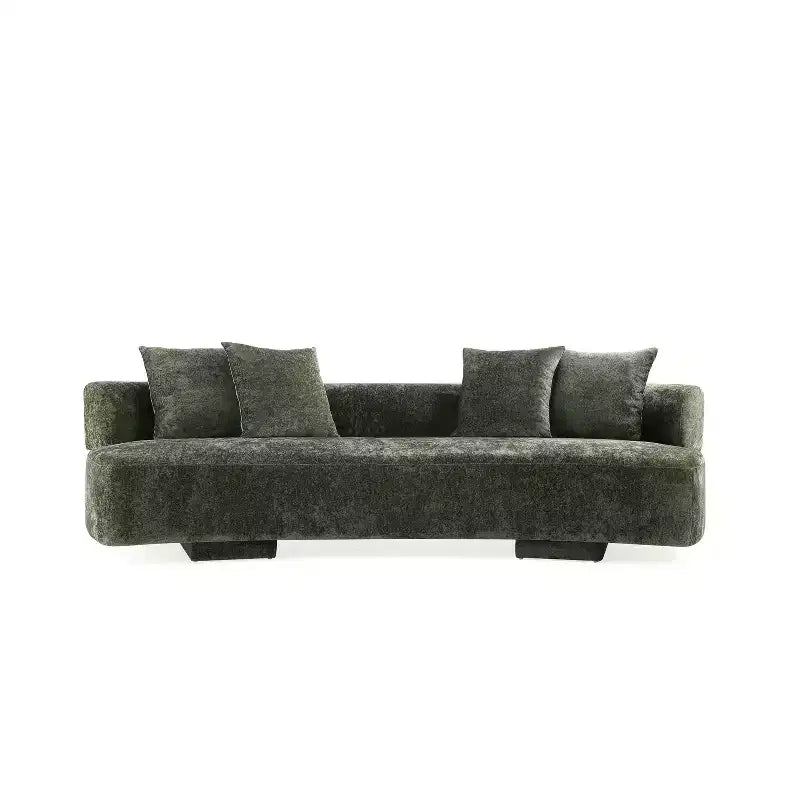 Manhattan Comfort 112" Verandah Modern Chenille Upholstered XL Sofa