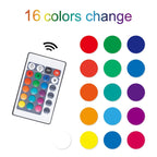 White Wall Mounted Floating TV Stand with 16-Color LED Lights for 65 Inch TV