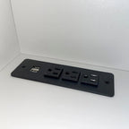 White Wall Mounted Floating TV Stand with 16-Color LED Lights for 65 Inch TV