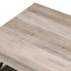 VredHom Coffee Table Center Table Tea Table with Shelf - 18.1 in H x 40.2 in W x 22 in D