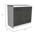 Brookeline Rectangle 2-Door Utility Sink and Cabinet