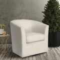 Sorna Swivel Barrel Club Chair by Christopher Knight Home
