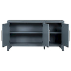 Wood Storage Cabinet Sideboard with Adjustable Shelves and 3 Doors