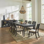 Ensemble de table rectangulaire Caruso Heights Aged Whiskey