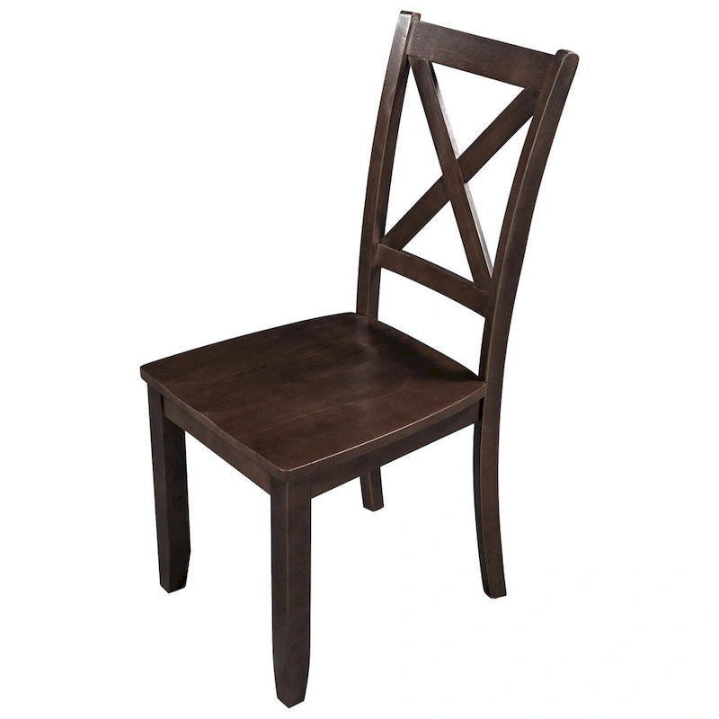 Merax 3-Piece Wood Drop Leaf Breakfast Nook Dining Table Set
