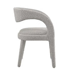 Pinnacle Boucle Chaises de salle à manger rembourrées — Lot de deux
