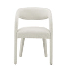 Pinnacle Boucle Chaises de salle à manger rembourrées — Lot de deux