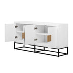 Modern Sideboard with Unique Support Legs and Adjustable Shelves