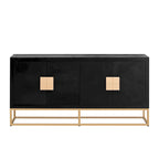 Modern Sideboard with Unique Support Legs and Adjustable Shelves