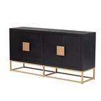 Modern Sideboard with Unique Support Legs and Adjustable Shelves