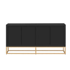 Modern Sideboard with Unique Support Legs and Adjustable Shelves