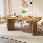 63-in Large Dining Table for 4-6 People, Modern Rectangle Kitchen Table