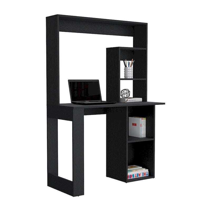 Desk With Hutch and Shelves,Computer Desk for Home Office