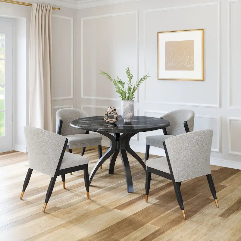 Chaise de salle à manger Pula Gris Brumeux