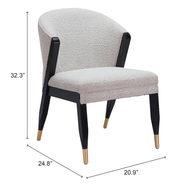 Chaise de salle à manger Pula Gris Brumeux