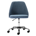 Office Desk Chair, Modern Cute Rolling Vanity Swivel Task Chairs with Wheels, Armless for Home, Bedrooms, Office, Study, Student