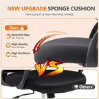 Drafting Tall Office Chair Ergonomic High Desk Chair with Flip-up Armrests