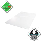 Tapis de protection de sol rectangulaire en polycarbonate Valuemat Plus pour moquettes à poils courts - 48 x 60
